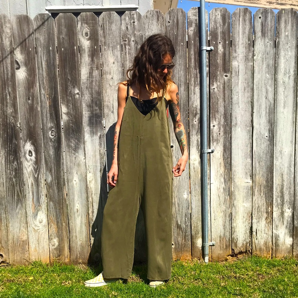 Army Green Jumpsuit